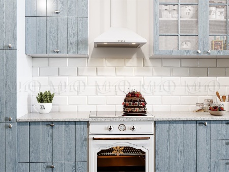 Кухонный Гарнитур Техас-1 МДФ Серо-Голубой 1600/1700/1800/2000 мм