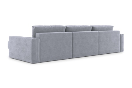 Диван п-образный тик-так Монарх М1О2 серый