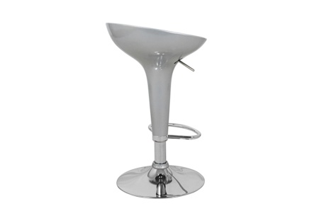 Стул барный Бомба серебро